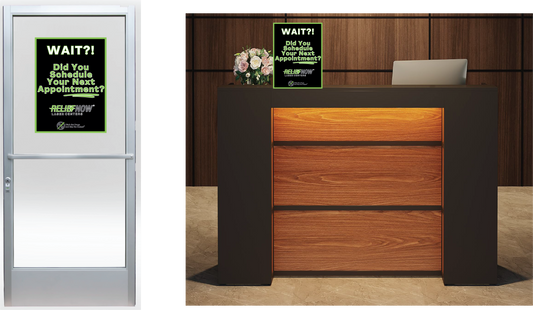 Book Your Next Appointment Sign